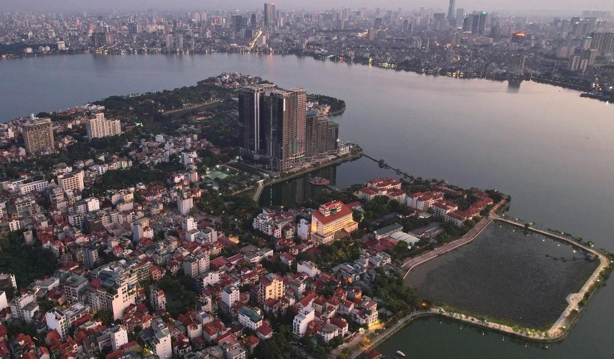 West Lake and the Ciputra township in Hanoi, the two main areas expat families compare when choosing an international school]
