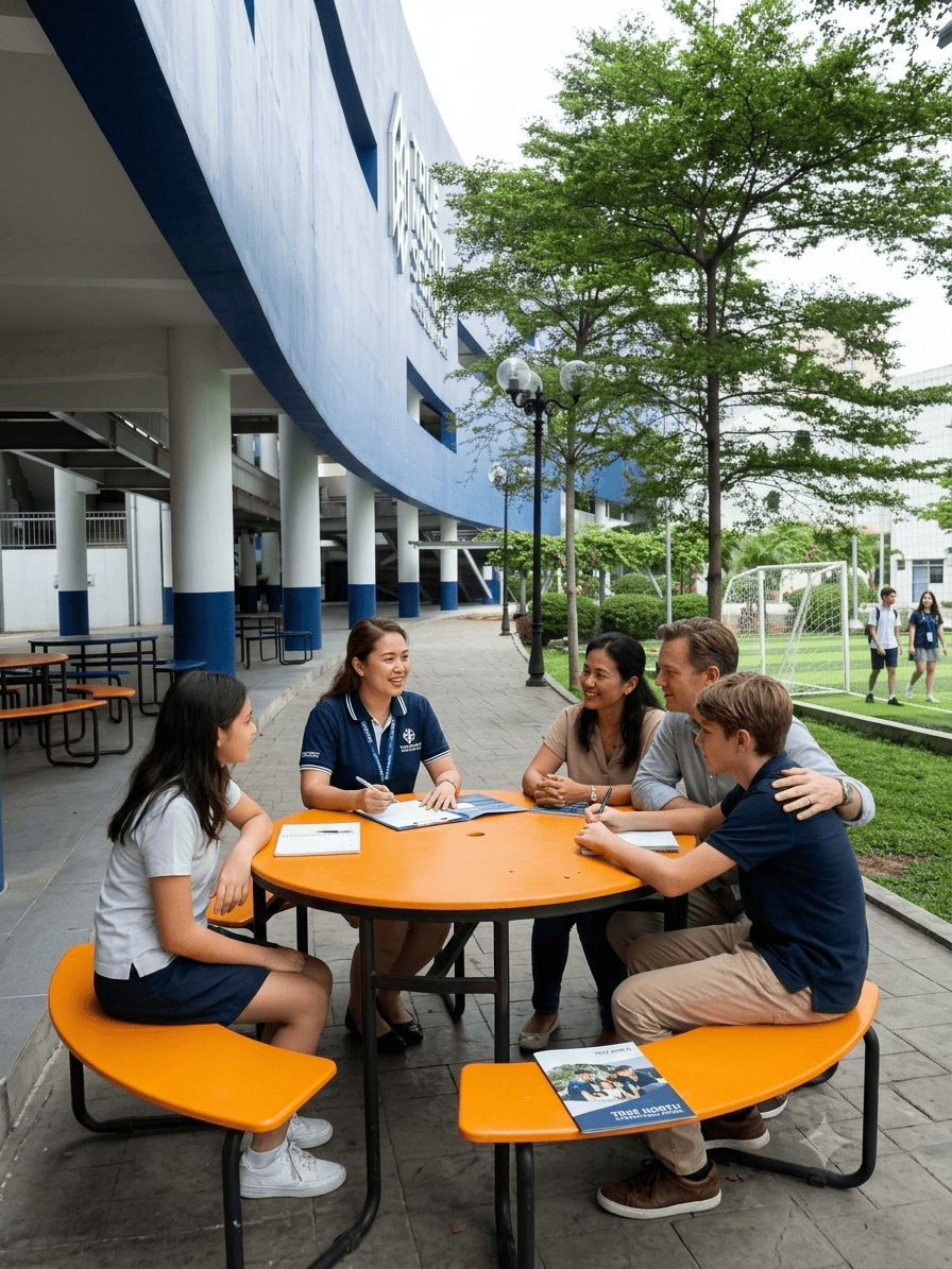 University scholarship counseling at True North International School Hanoi